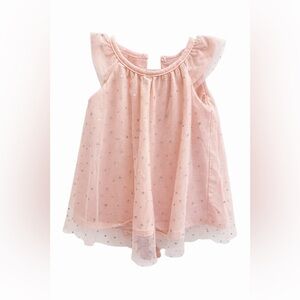 Baby Girl Pink Tulle Dress (0-3 Months)
